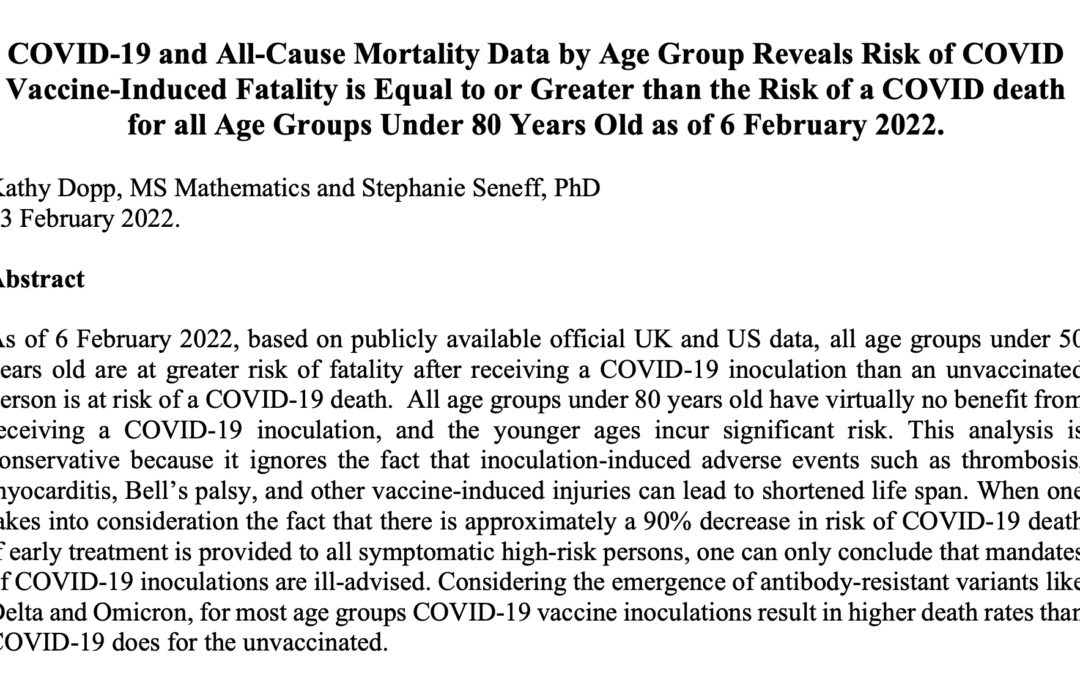 All-Cause Mortality Data by Age Group: Which Groups Made The Wise Choice?